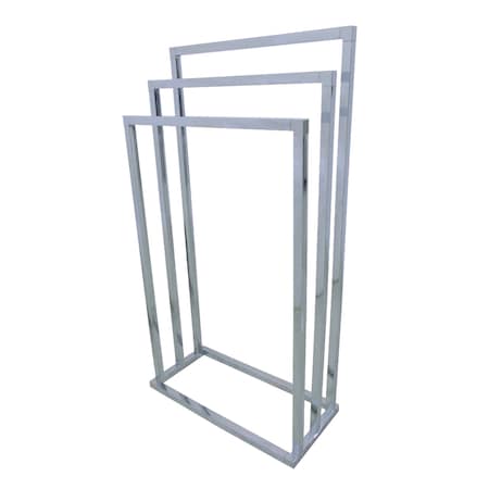 Kingston Brass SCC8331 Edenscape 3-Tier Pedestal Towel Rack, Polished Chrome SCC8331